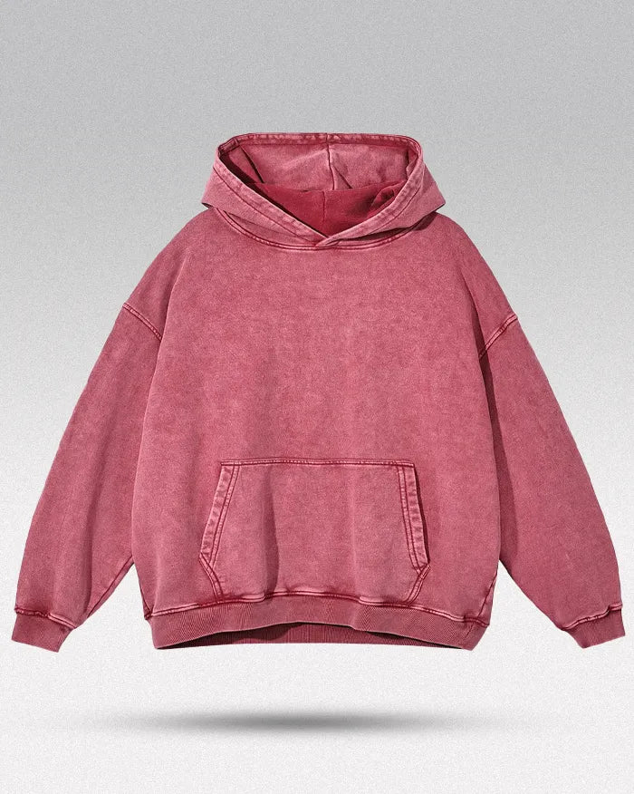 Acid washed hoodie "Chrono"