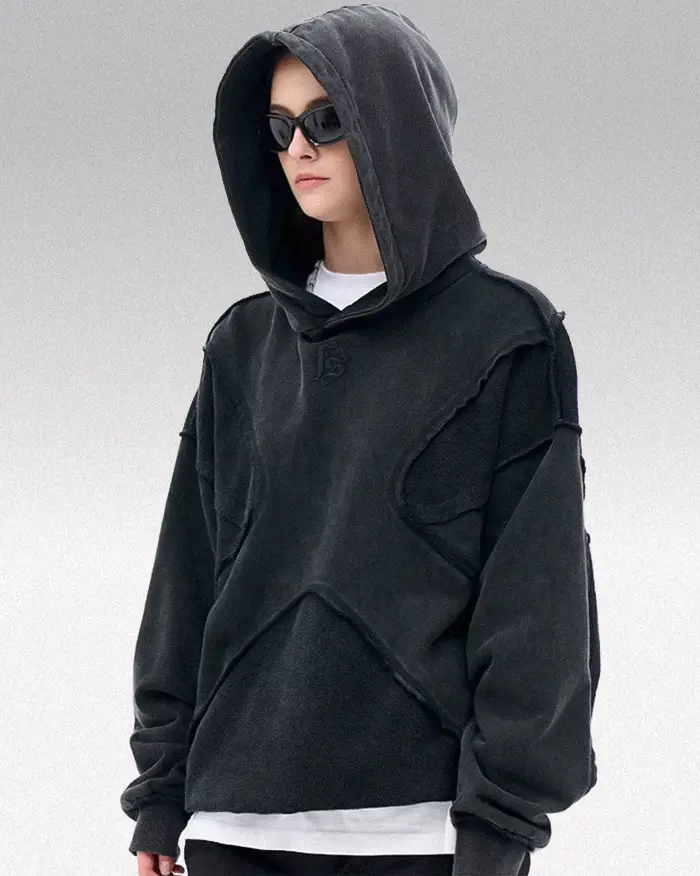 Acid washed hoodie "Sora"