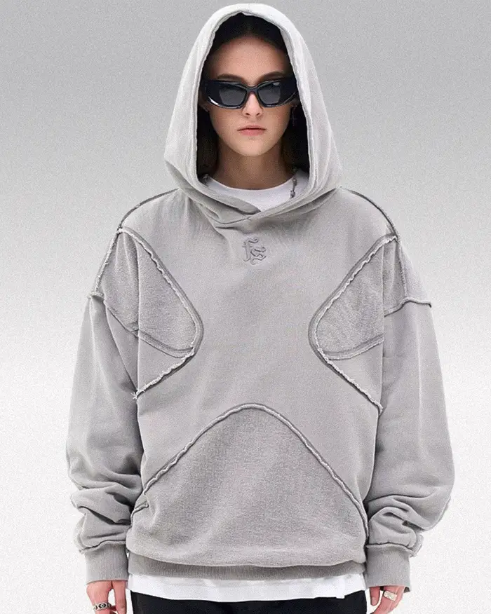 Acid washed hoodie "Sora"