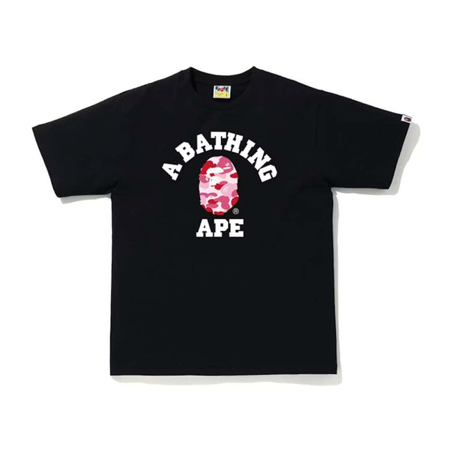 BAPE College Camo Black Pink Tee Hover Image