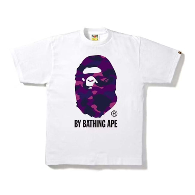 BAPE Color Camo By Bathing Tee White/Purple Hover Image