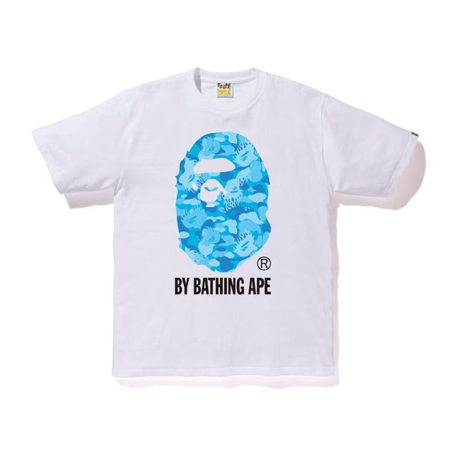 BAPE Fire Camo By Bathing Tee White Hover Image
