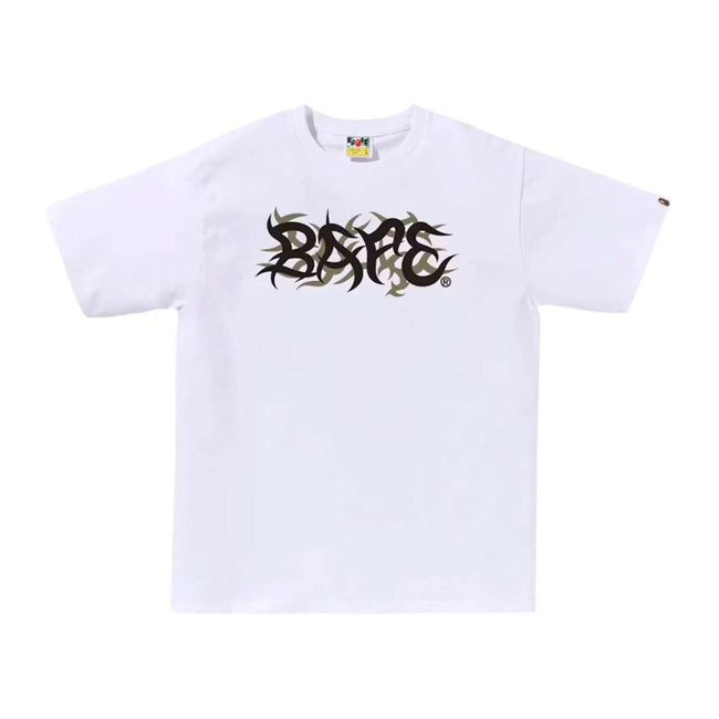 BAPE Trial Camo Logo Tee White Hover Image