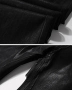 Black coated jeans "Veridian"