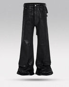 Black coated jeans "Veridian"