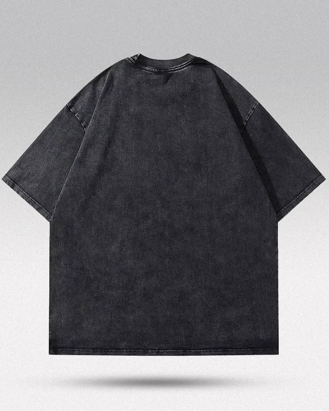 Black Oversized Tshirt "Tattoo" Main Image