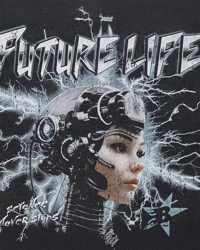 Black T-Shirt Streetwear  "Future"