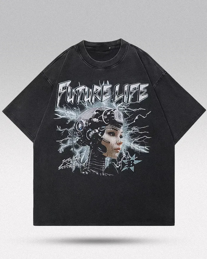Black T-Shirt Streetwear  "Future"