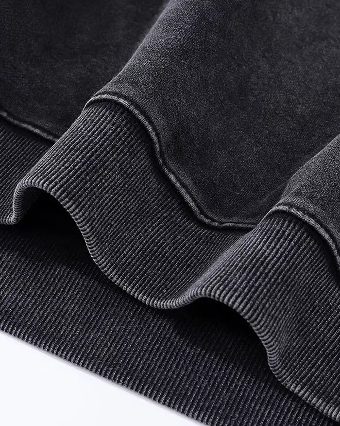 Black y2k hoodie "Dobermann"