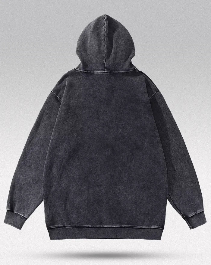 Black y2k hoodie "Dobermann"