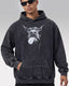 Black y2k hoodie "Dobermann"