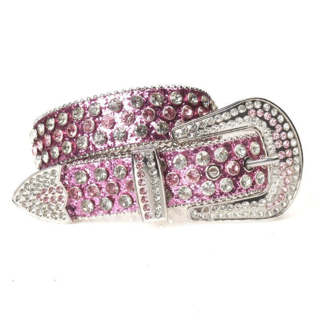 RHINESTONE BELT PINK Hover Image