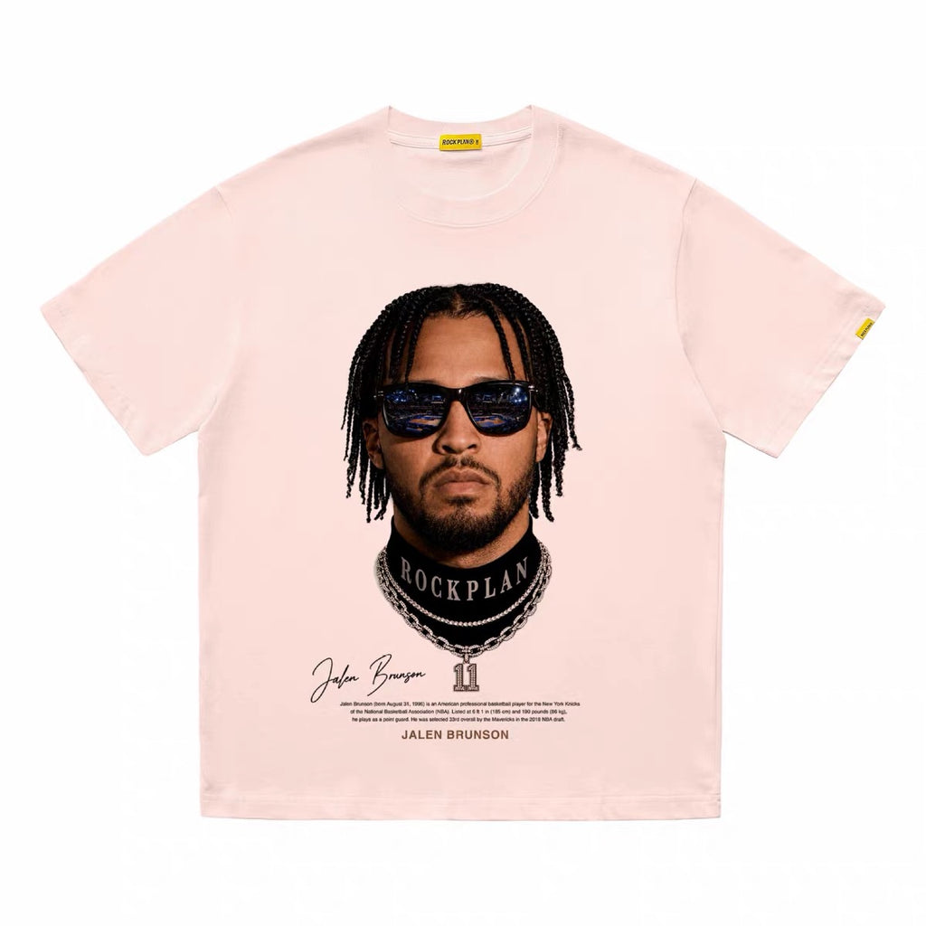 ShineNest Vintage Portrait Graphic Oversized T-Shirt