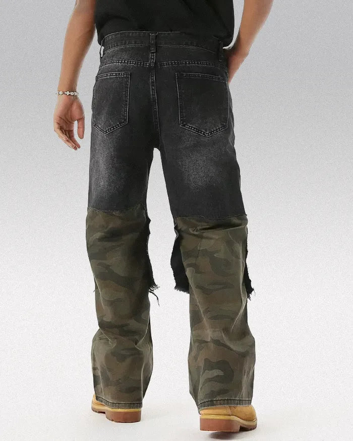 Camouflage Patchwork pants "Cypher"