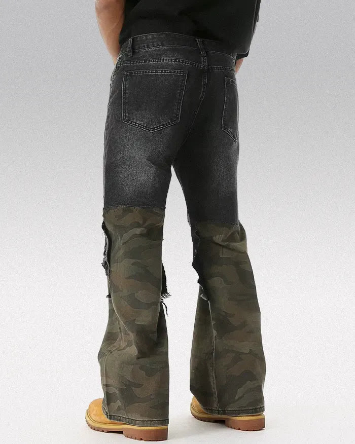 Camouflage Patchwork pants "Cypher"