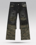 Camouflage Patchwork pants "Cypher"