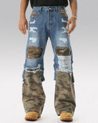 Camouflage Patchwork pants "Cypher"