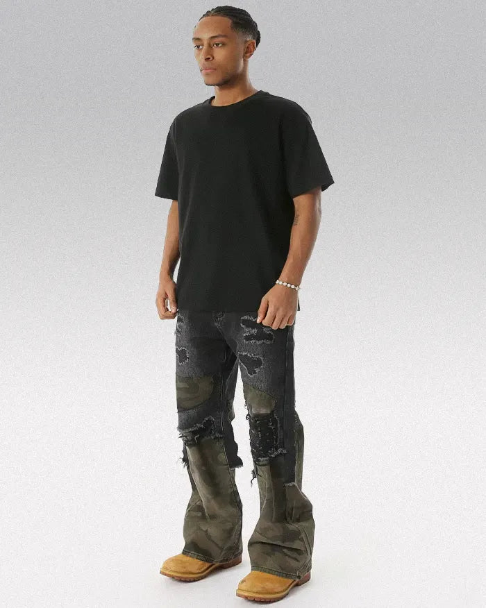 Camouflage Patchwork pants "Cypher"