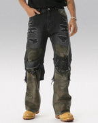 Camouflage Patchwork pants "Cypher"