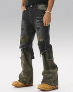 Camouflage Patchwork pants "Cypher"
