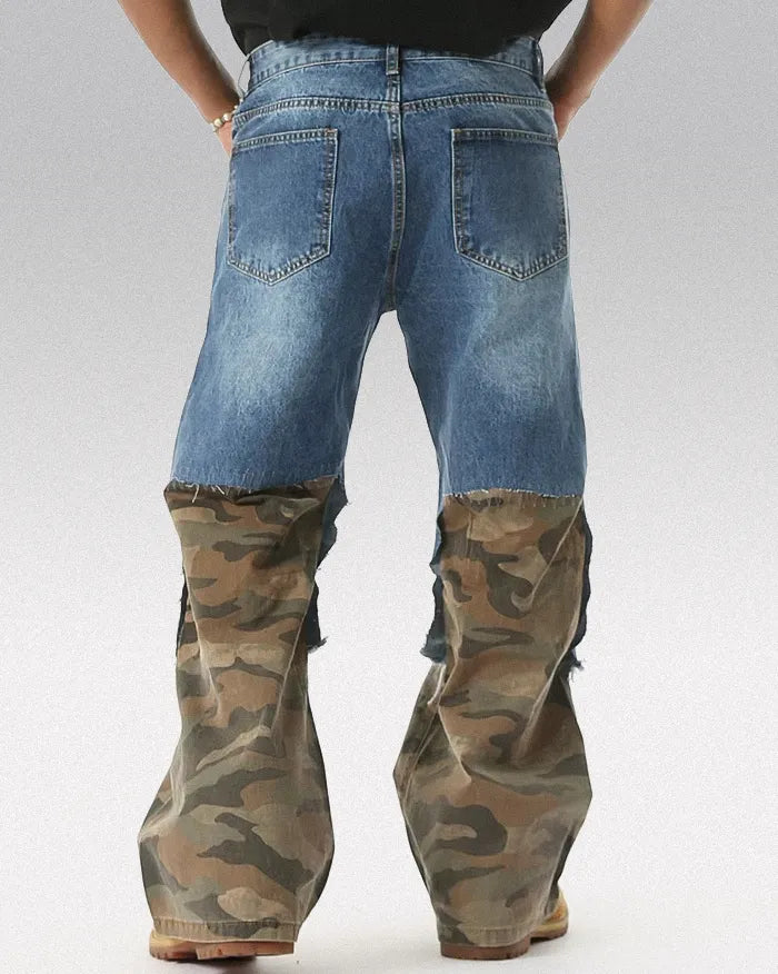 Camouflage Patchwork pants "Cypher"