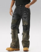 Camouflage Patchwork pants "Cypher"