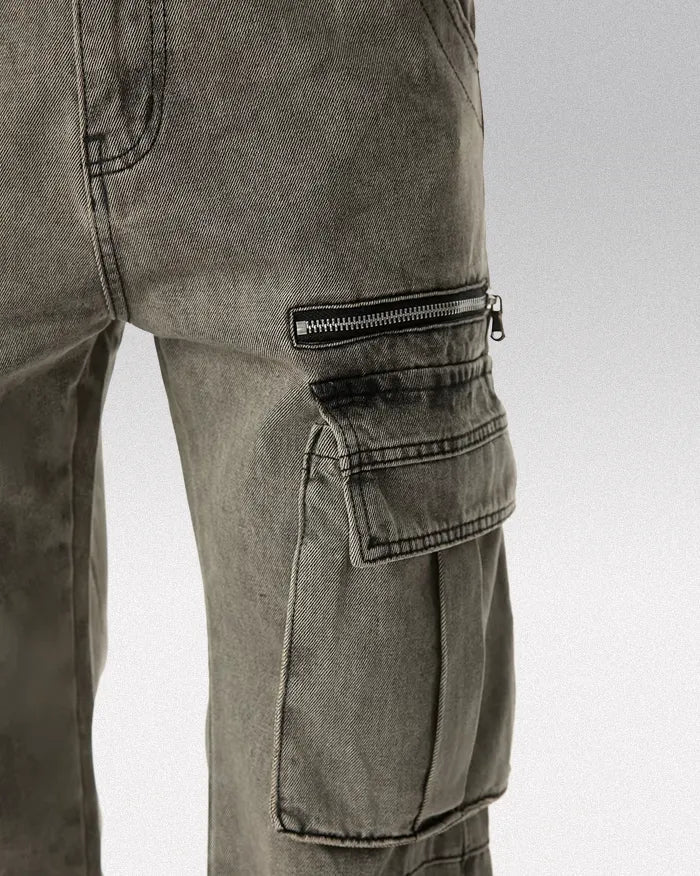 Cargo jeans Y2k "Synth"