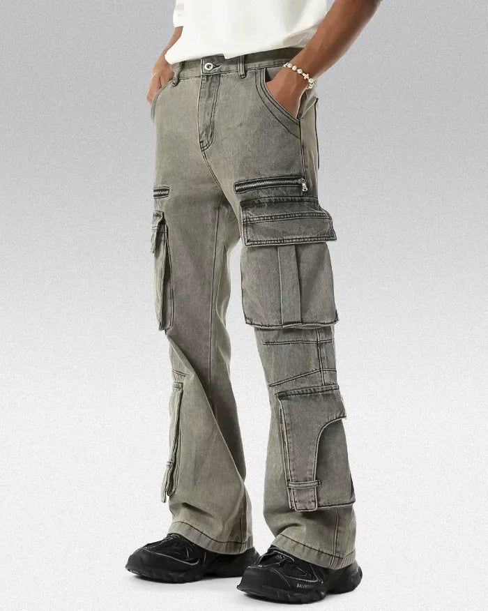 Cargo jeans Y2k "Synth"