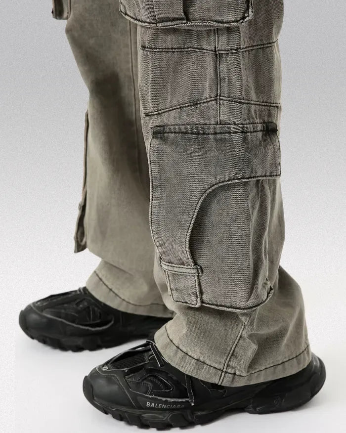 Cargo jeans Y2k "Synth"