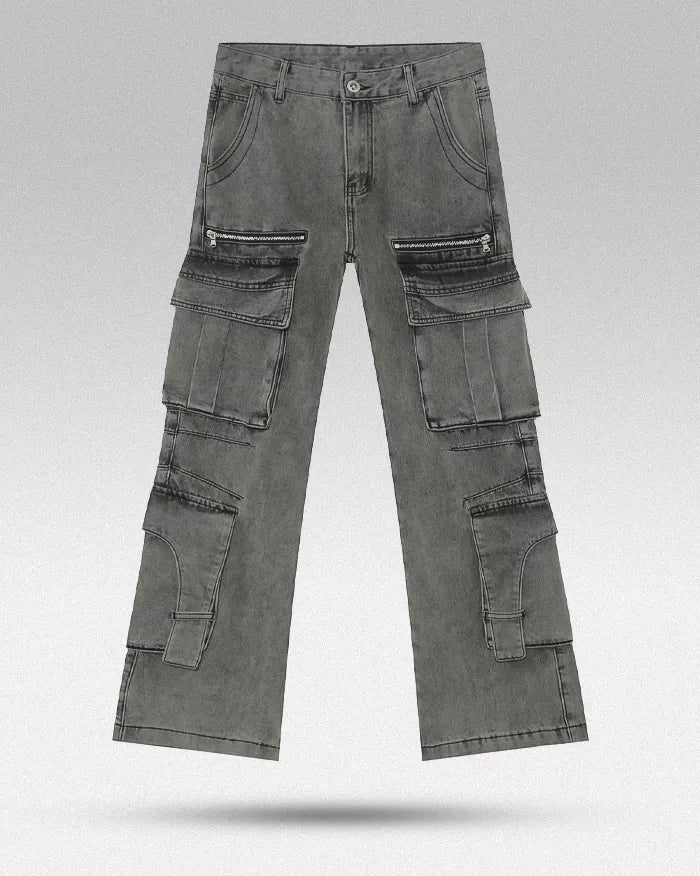 Cargo jeans Y2k "Synth"