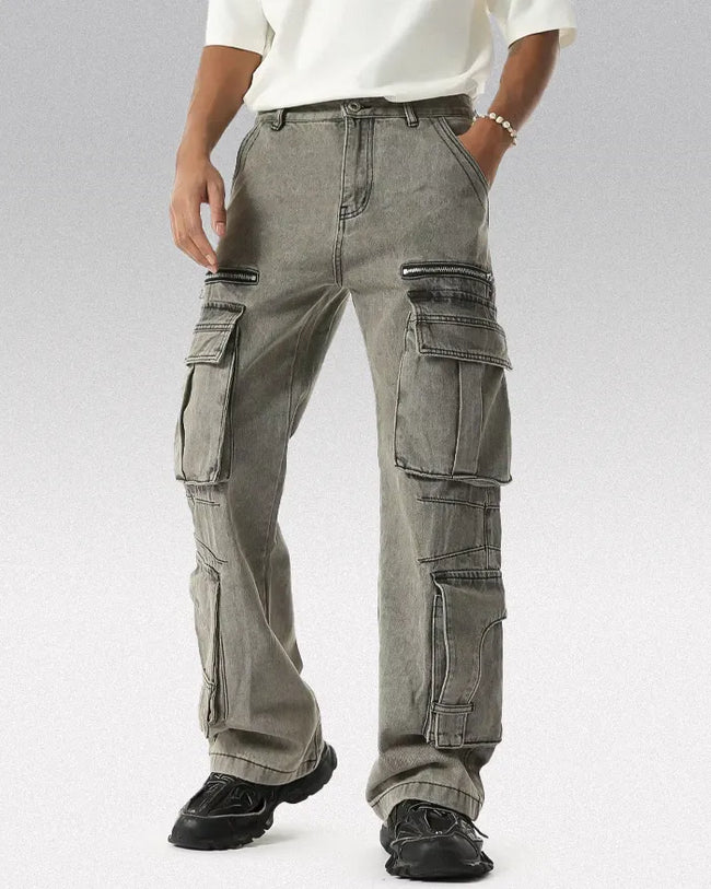 Cargo jeans Y2k "Synth" Hover Image