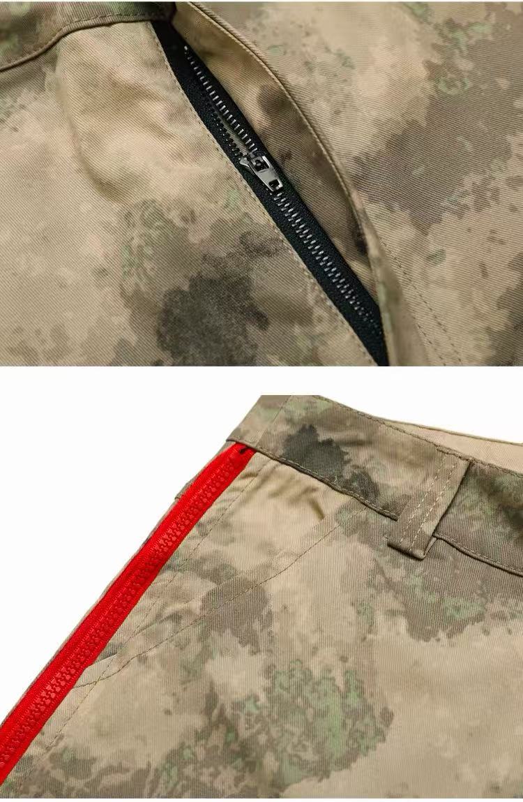 Y2K Camo Cargo Pants | Baggy Military Streetwear Trousers