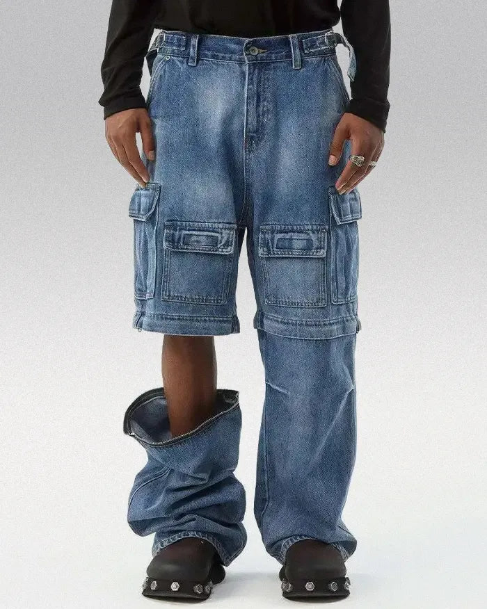 Convertible cargo pants "Vynil"