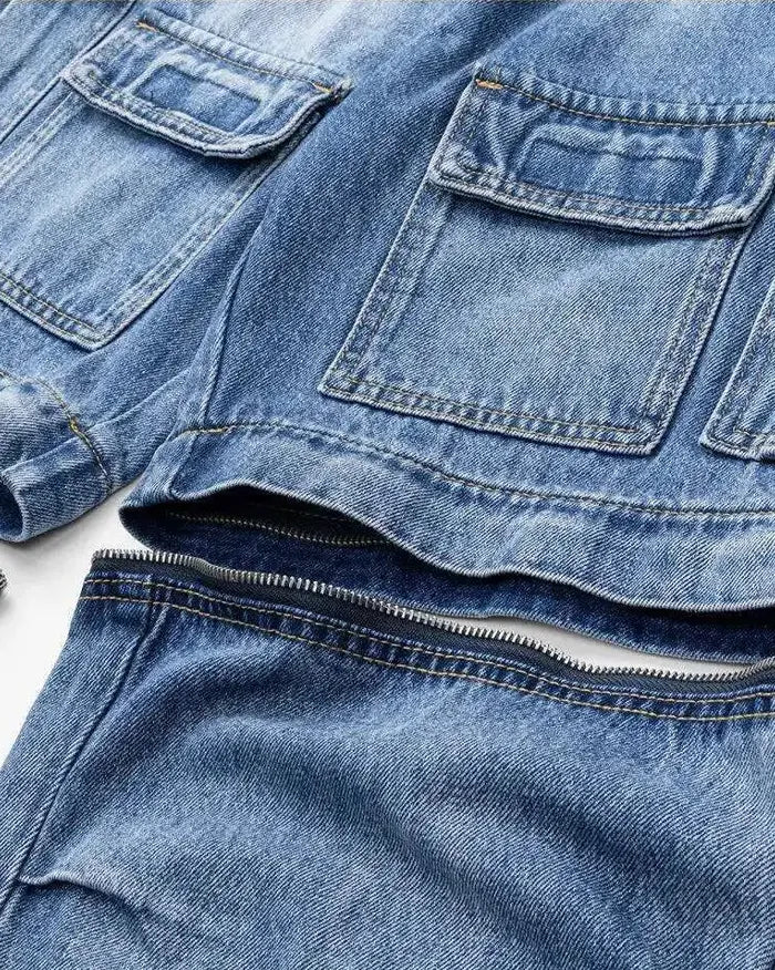 Convertible cargo pants "Vynil"
