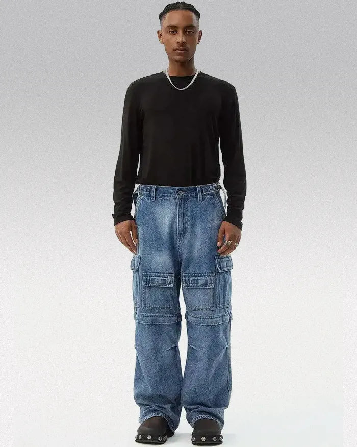 Convertible cargo pants "Vynil"