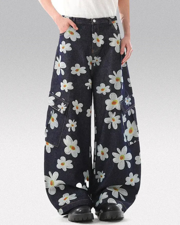 Daisy Flower jeans "Lumen"