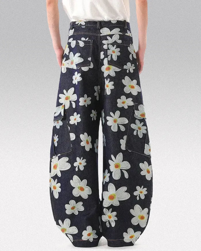 Daisy Flower jeans "Lumen"
