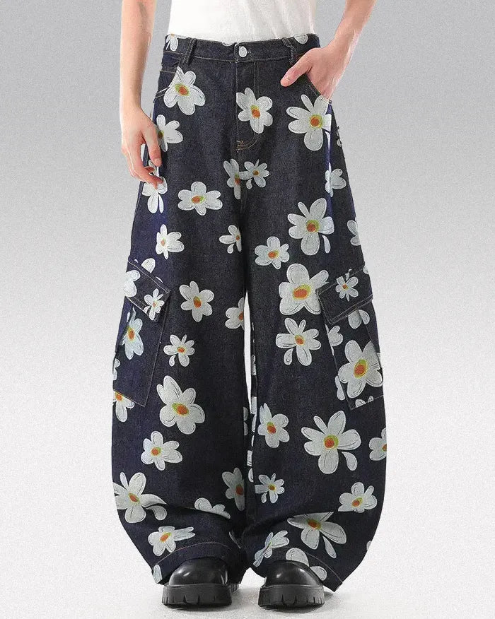 Daisy Flower jeans "Lumen"
