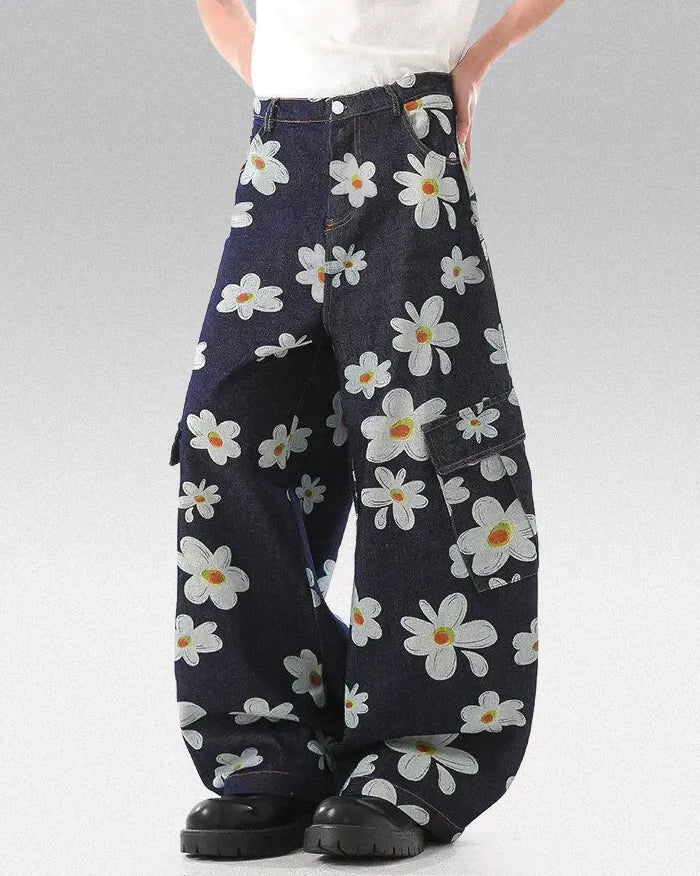 Daisy Flower jeans "Lumen"