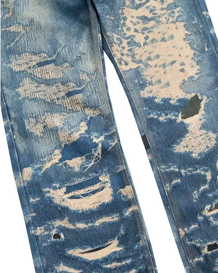 Digital Print jeans "Korra"