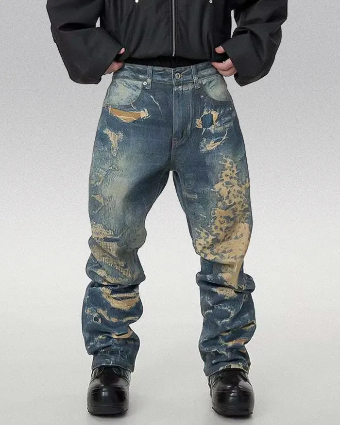 Digital Print jeans "Korra"