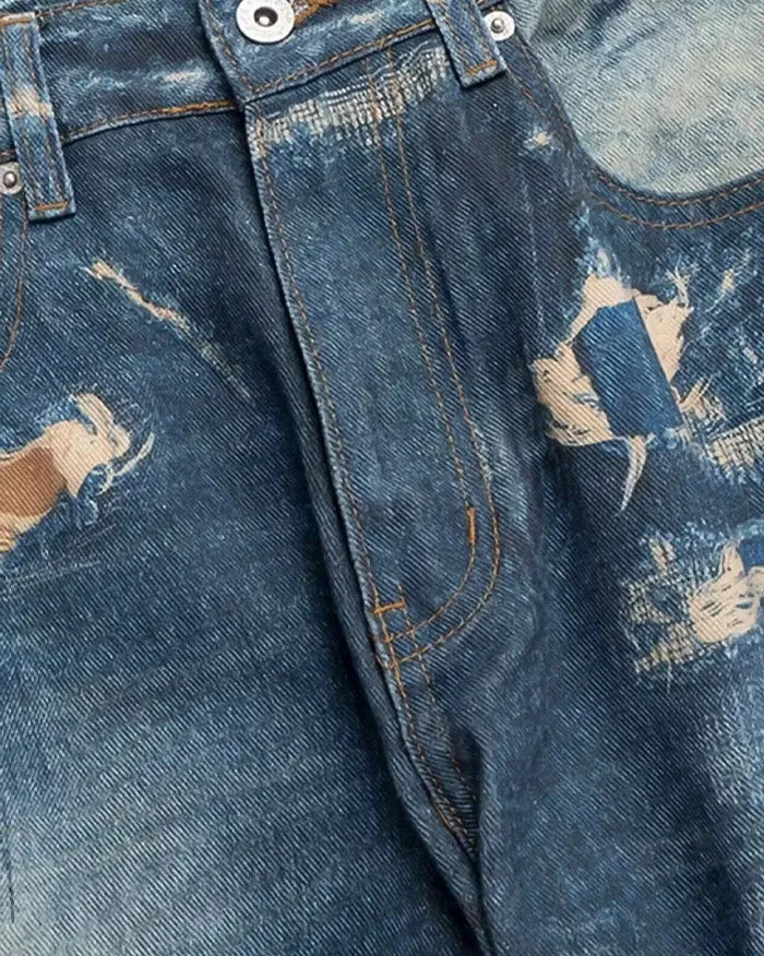 Digital Print jeans "Korra"