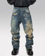 Digital Print jeans "Korra"