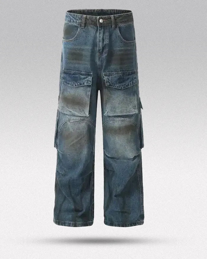 Dirty wash jeans "Zypher"
