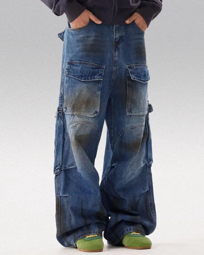 Dirty wash jeans "Zypher"