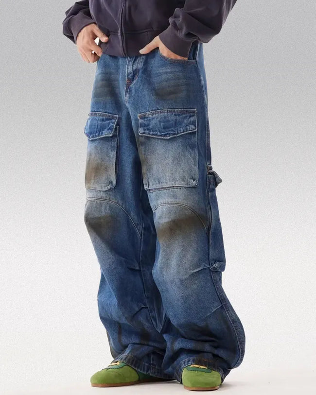 Dirty wash jeans "Zypher" Main Image