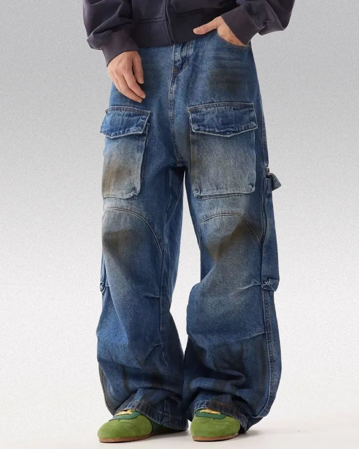 Dirty wash jeans "Zypher"