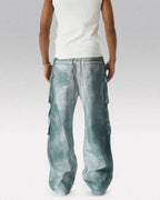 Distressed Cargo Jeans "Surge"