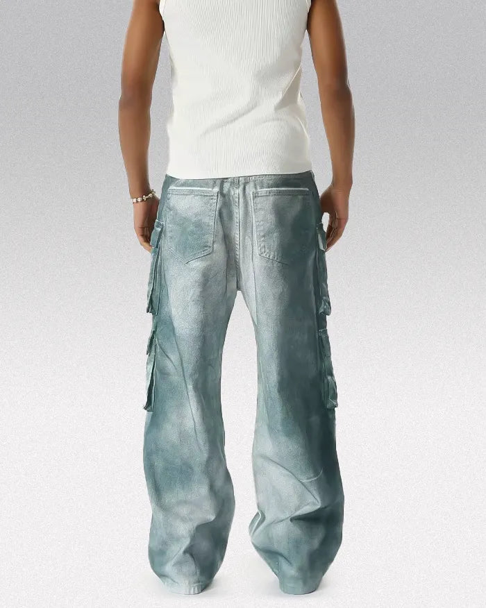 Distressed Cargo Jeans "Surge"