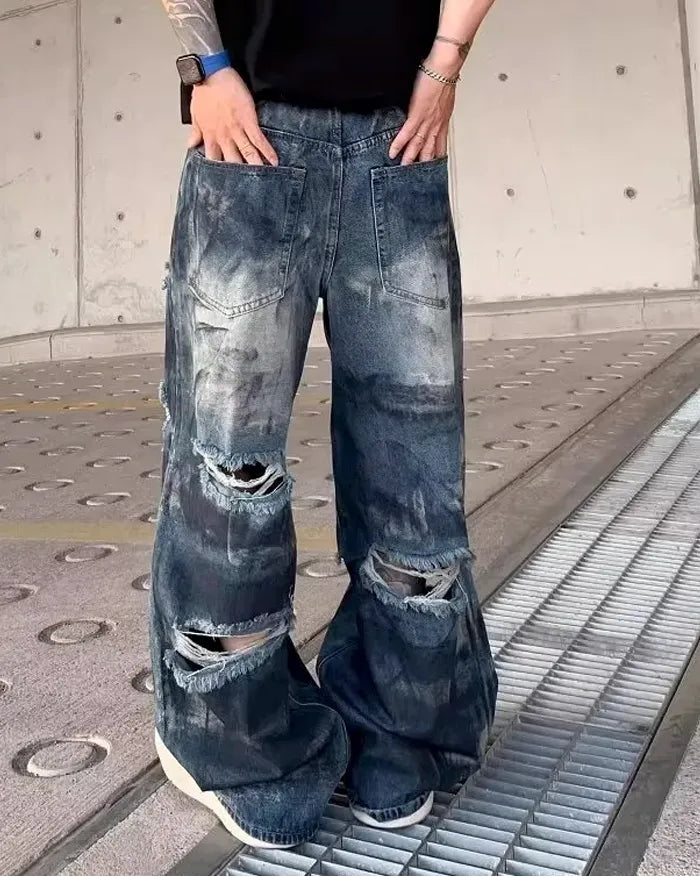 Distressed Ripped Jeans "Vyron"